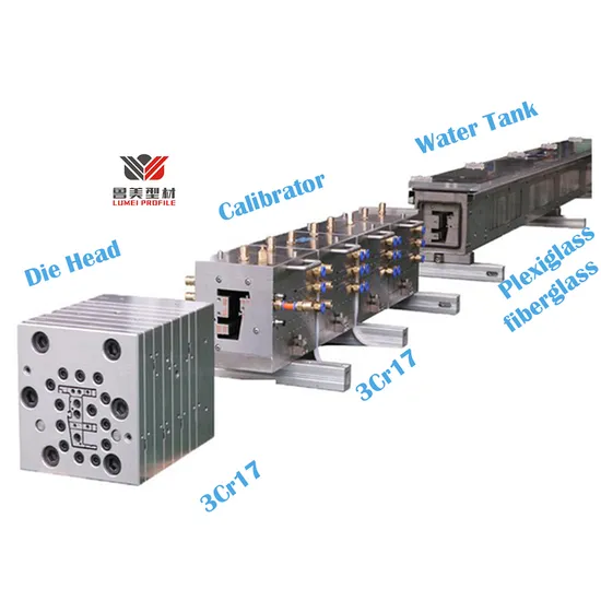 Moldes de PVC para extrusión de perfiles