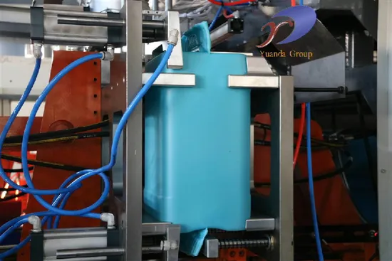 Molde de extrusión y soplado de plástico para bidones