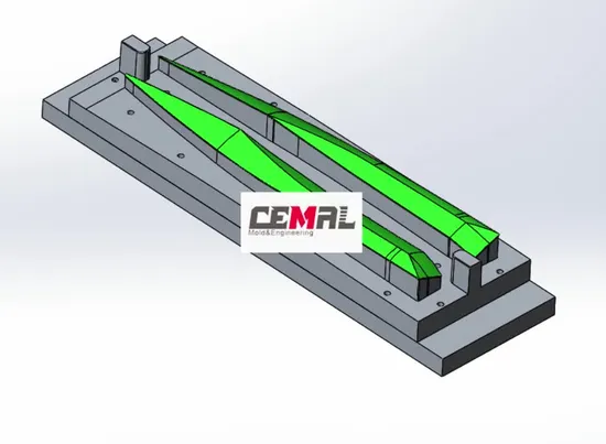 Molde de inyección y moldeado para automóviles Piezas de decoración de automóviles Tira decorativa para la parte superior de la carrocería